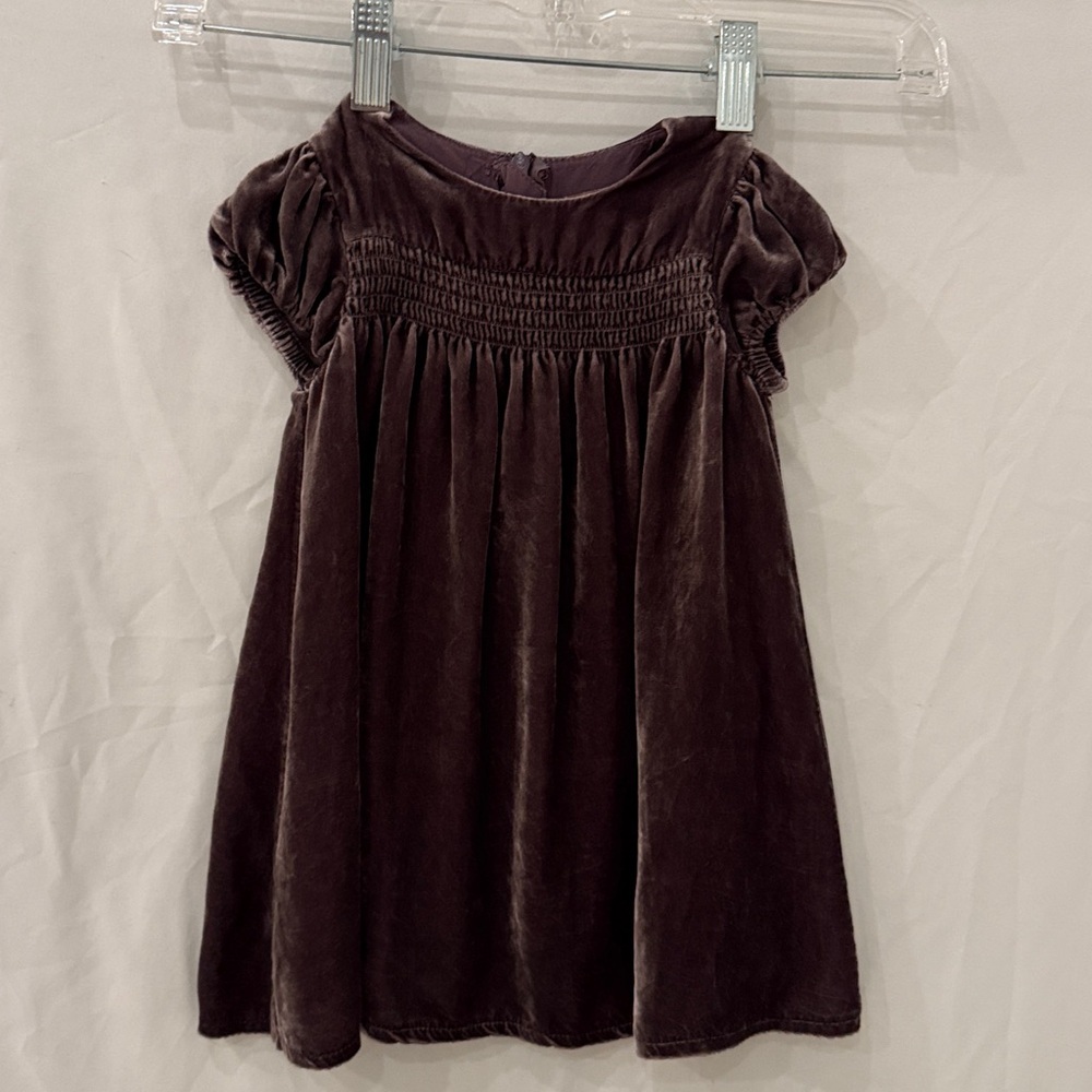 I Love Gorgeous Velvet Girls Dress Size 12 months